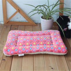 Dog Bed Soft Fleece Pet Blanket Cat Litter Puppy Sleep Mat - Thepetlifestyle