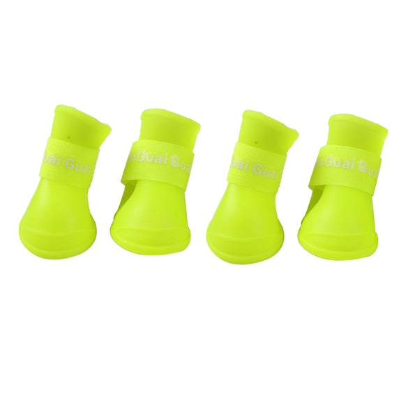 4pcs Pet Dog Shoes Waterproof Rain Pet Shoes - Thepetlifestyle