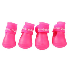 4pcs Pet Dog Shoes Waterproof Rain Pet Shoes - Thepetlifestyle