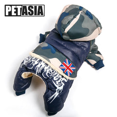 Winter Dog Coats Jacket Waterproof Warm jumpsuit puppy - Thepetlifestyle