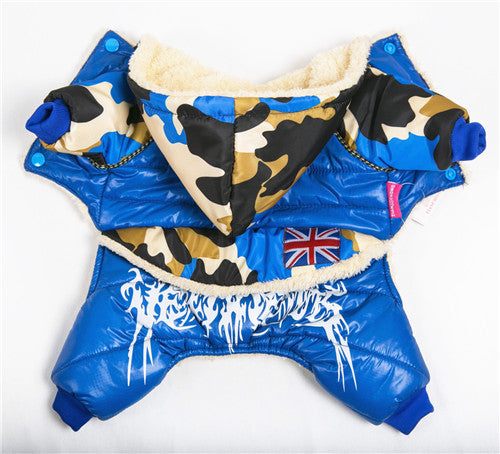Winter Dog Coats Jacket Waterproof Warm jumpsuit puppy - Thepetlifestyle