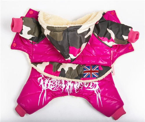 Winter Dog Coats Jacket Waterproof Warm jumpsuit puppy - Thepetlifestyle