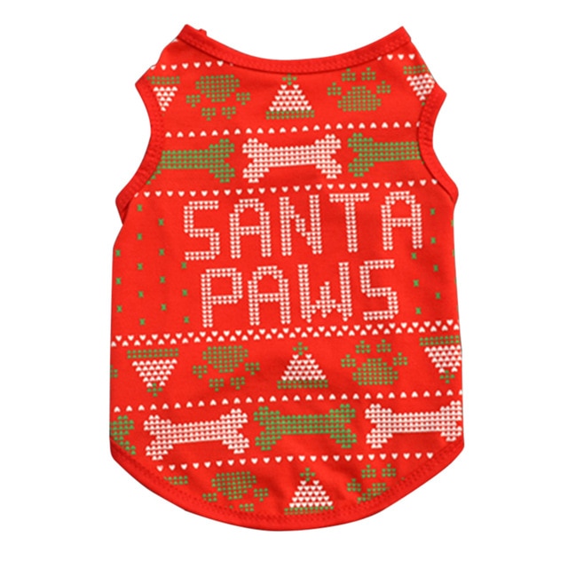 Dog Clothes Christmas Costume Cute Cartoon - Thepetlifestyle