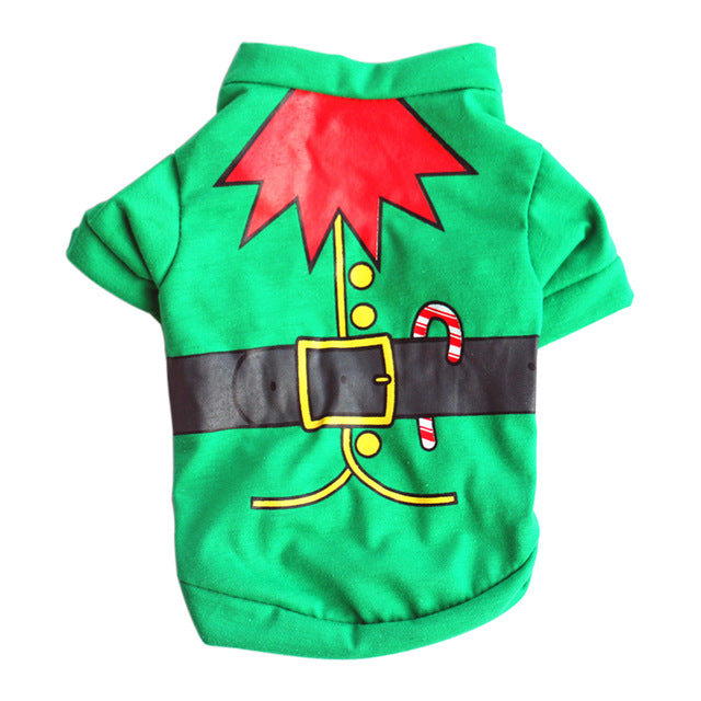 Dog Clothes Christmas Costume Cute Cartoon - Thepetlifestyle
