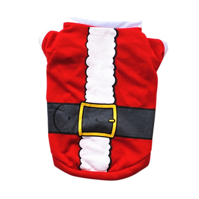 Dog Clothes Christmas Costume Cute Cartoon - Thepetlifestyle