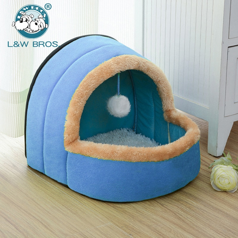 Dog Bed Foldable Puppy  House - Thepetlifestyle