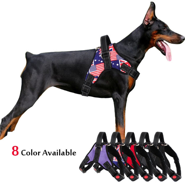 Dog Harness Nylon Reflective Collar Vest - Thepetlifestyle