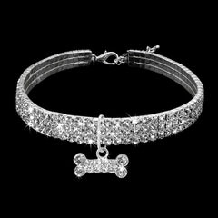 Bling Rhinestone Dog Collar Crystal Puppy Chihuahua - Thepetlifestyle