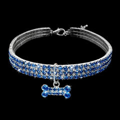 Bling Rhinestone Dog Collar Crystal Puppy Chihuahua - Thepetlifestyle
