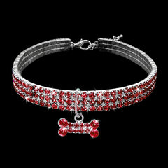 Bling Rhinestone Dog Collar Crystal Puppy Chihuahua - Thepetlifestyle