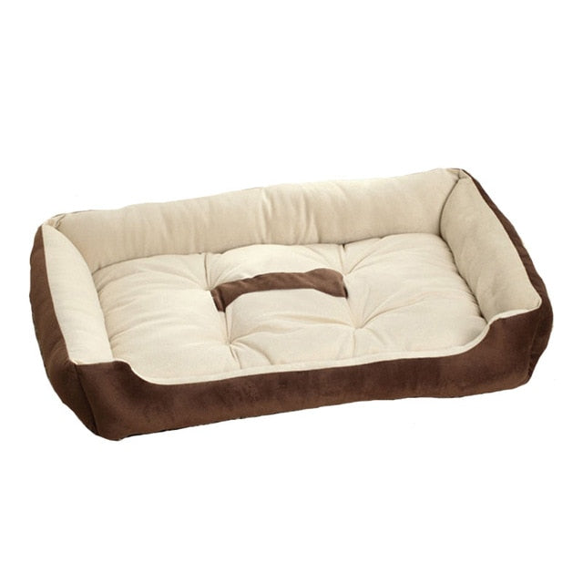 Dog Bed Cushion Bone Print Large Breed - Thepetlifestyle