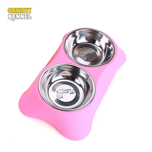 Stainless Steel Double Pet Bowls for Dog - Thepetlifestyle