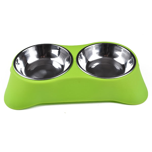 Stainless Steel Double Pet Bowls for Dog - Thepetlifestyle