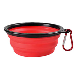 Folding Silicone Dog Bowl Outfit Portable Travel Bowl - Thepetlifestyle