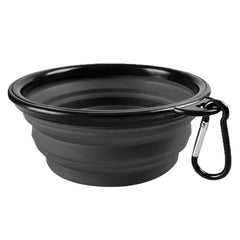 Folding Silicone Dog Bowl Outfit Portable Travel Bowl - Thepetlifestyle