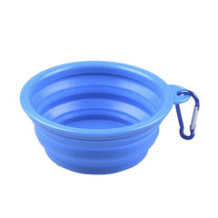Folding Silicone Dog Bowl Outfit Portable Travel Bowl - Thepetlifestyle