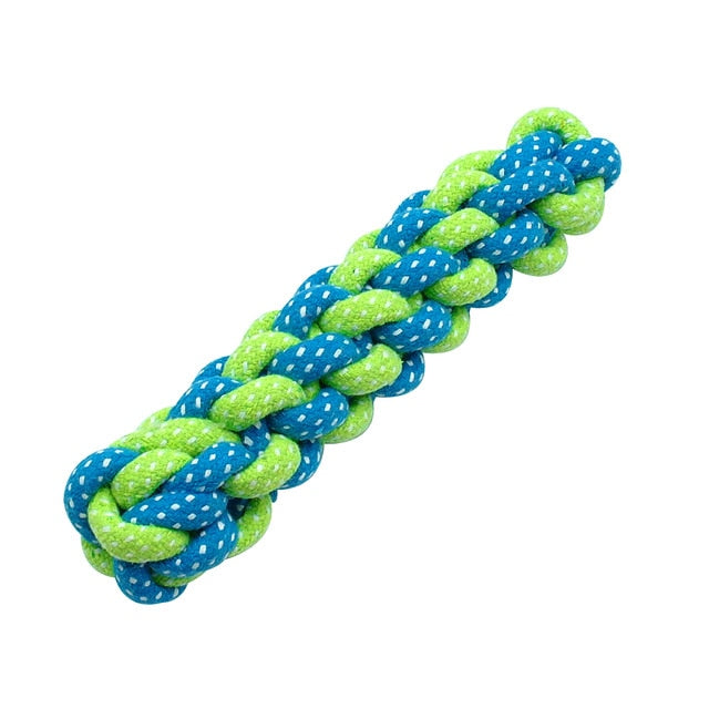 Cotton Dog Rope Toy Knot Puppy Chew Teething - Thepetlifestyle