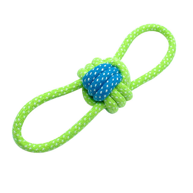 Cotton Dog Rope Toy Knot Puppy Chew Teething - Thepetlifestyle