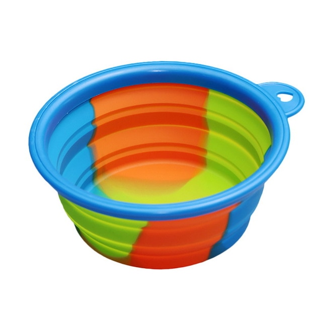 Folding Dog Bowl Outfit Portable Travel Bowl Dog Feeder - Thepetlifestyle