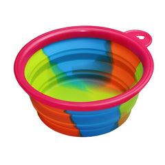 Folding Dog Bowl Outfit Portable Travel Bowl Dog Feeder - Thepetlifestyle