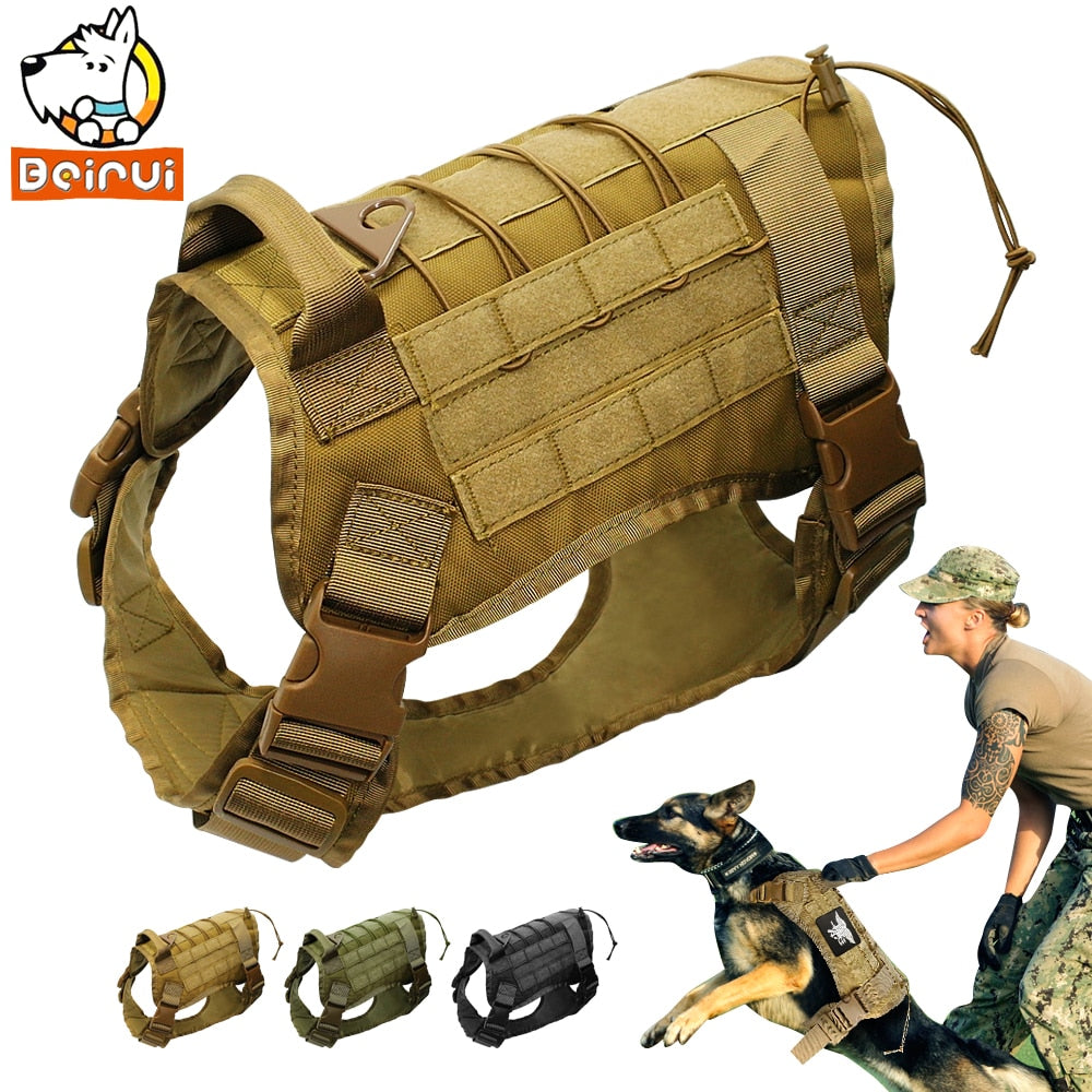 Dog Harness Training Vest Military for Large Dogs - Thepetlifestyle