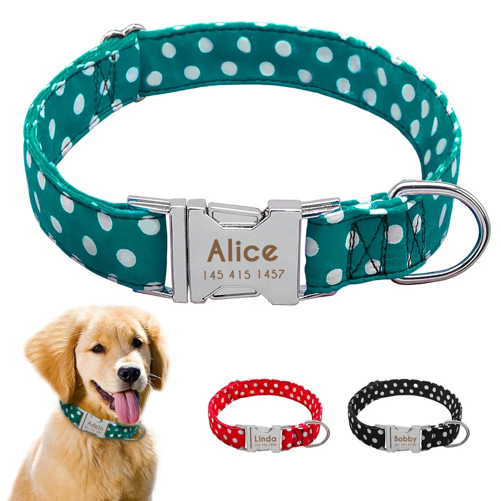 Dog Collar Customized Pet Collar Anti-lost Nameplate Tags - Thepetlifestyle