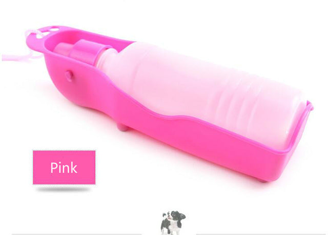 Travel Water Bottle Dispenser Foldable Plastic Dog - Thepetlifestyle