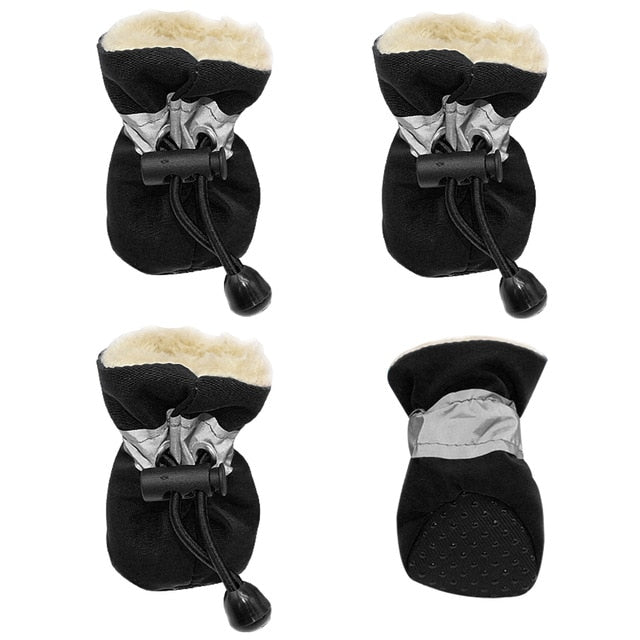4pcs Waterproof Winter Pet Dog Shoes Anti-slip - Thepetlifestyle