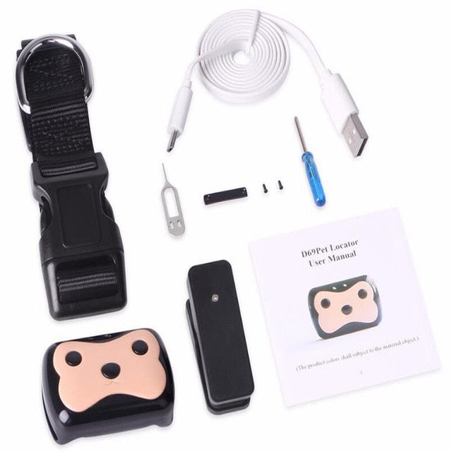 Pet GPS Tracker D69 Dog Mini Tracking Device Waterproof - Thepetlifestyle