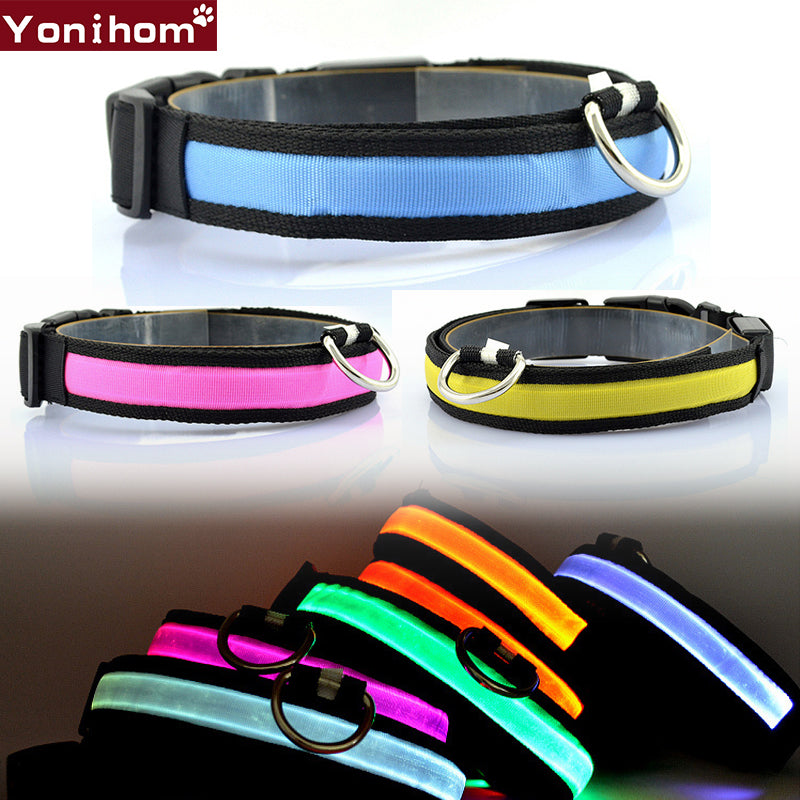 LED Dog Collar Luminous Night Safety Flashing - Thepetlifestyle