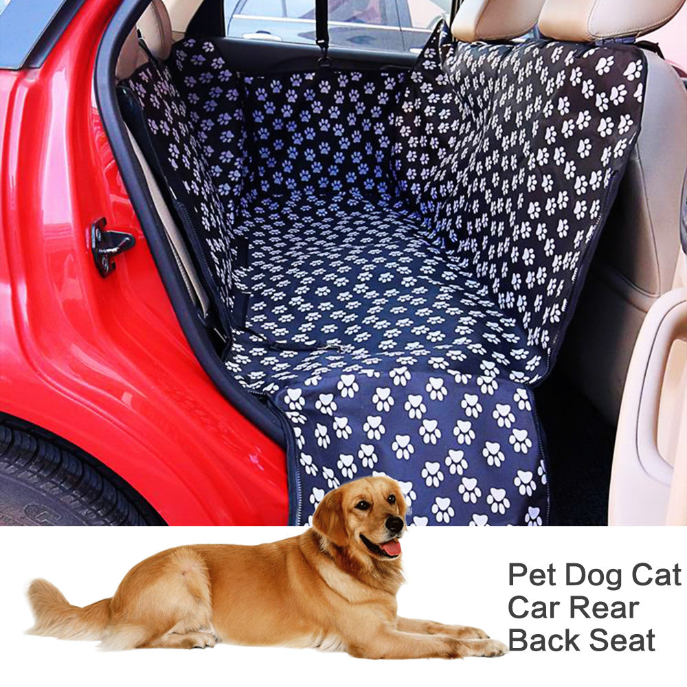 Pet carriers Oxford Fabric Paw pattern Car Pet Seat Cover and Waterproof - Thepetlifestyle