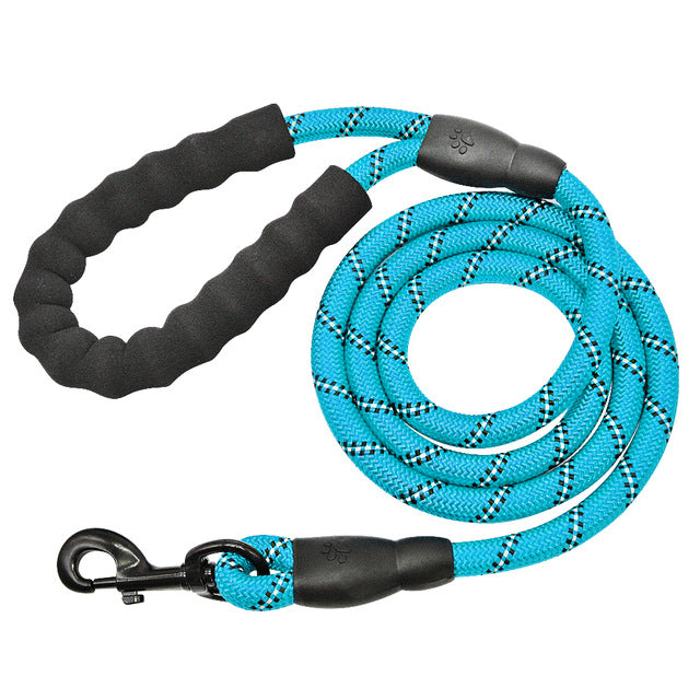 Reflective Large Dog Leash Nylon Rope Pet Running Tracking - Thepetlifestyle