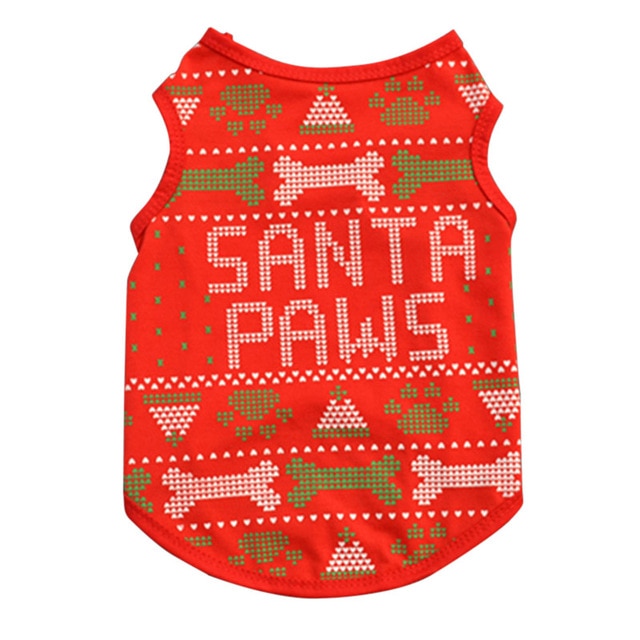 Pet Dog Clothes Christmas Costume Cute Cartoon - Thepetlifestyle