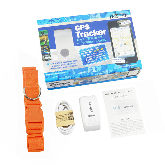 GPS Tracker tkstar Waterproof Global Locator Collar - Thepetlifestyle