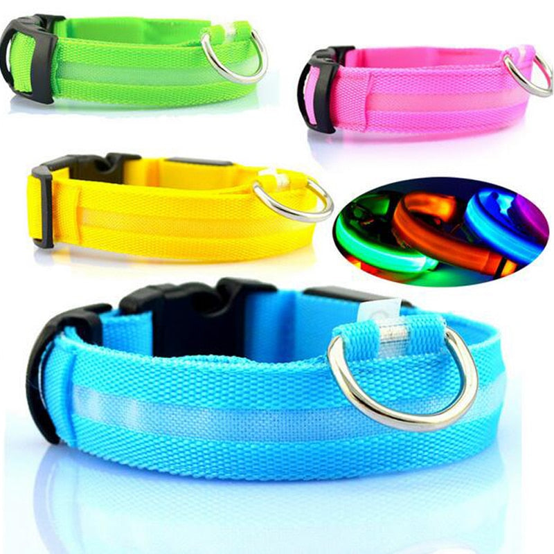 Dog Collar LED Light Night Safety - Thepetlifestyle