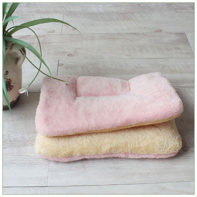 Dog Bed Soft Fleece Pet Blanket Cat Litter Puppy Sleep Mat - Thepetlifestyle
