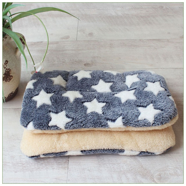 Dog Bed Soft Fleece Pet Blanket Cat Litter Puppy Sleep Mat - Thepetlifestyle