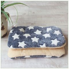 Dog Bed Soft Fleece Pet Blanket Cat Litter Puppy Sleep Mat - Thepetlifestyle