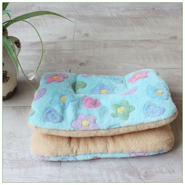Dog Bed Soft Fleece Pet Blanket Cat Litter Puppy Sleep Mat - Thepetlifestyle