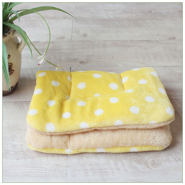 Dog Bed Soft Fleece Pet Blanket Cat Litter Puppy Sleep Mat - Thepetlifestyle