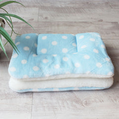 Dog Bed Soft Fleece Pet Blanket Cat Litter Puppy Sleep Mat - Thepetlifestyle