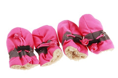 4pcs Winter Reflective Thick Warm Pet Shoes Dogs - Thepetlifestyle