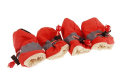 4pcs Winter Reflective Thick Warm Pet Shoes Dogs - Thepetlifestyle