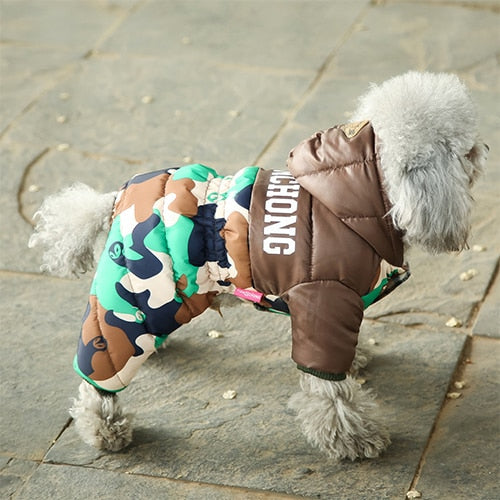 Winter Dog Coats Jacket Waterproof Warm jumpsuit puppy - Thepetlifestyle
