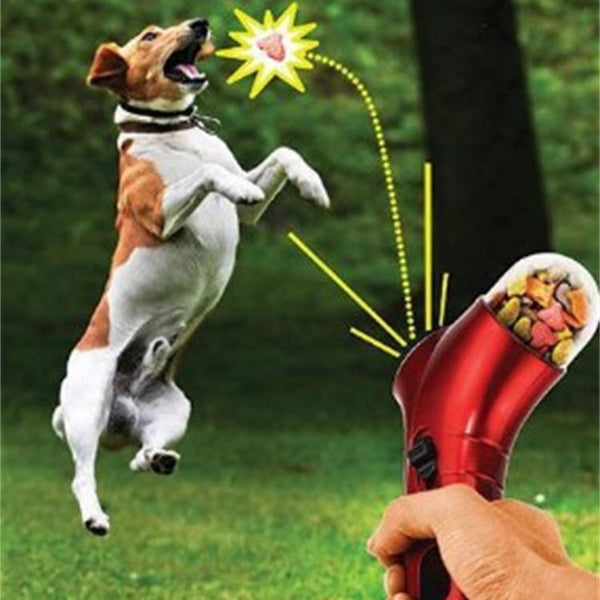 Dog Cat Treat Launcher Snack Food Feeder - Thepetlifestyle